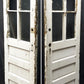 30"x77.5" Antique Vintage Old Reclaimed Salvaged SOLID Wood Wooden Exterior Entry Door Window Glass Lite