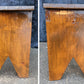 Small Vintage Antique Old Homemade Handmade Solid Pine Wood Wooden Rectangular Table Foot Step Stool Plant Stand Side Accent Chair Seat