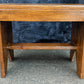 Small Vintage Antique Old Homemade Handmade Solid Pine Wood Wooden Rectangular Table Foot Step Stool Plant Stand Side Accent Chair Seat