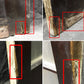 48"x80" Pair Antique Vintage Old Reclaimed Salvaged French Double Wood Doors 20 Windows Textured Glass