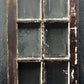 48"x80" Pair Antique Vintage Old Reclaimed Salvaged French Double Wood Doors 20 Windows Textured Glass