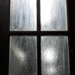 48"x80" Pair Antique Vintage Old Reclaimed Salvaged French Double Wood Doors 20 Windows Textured Glass