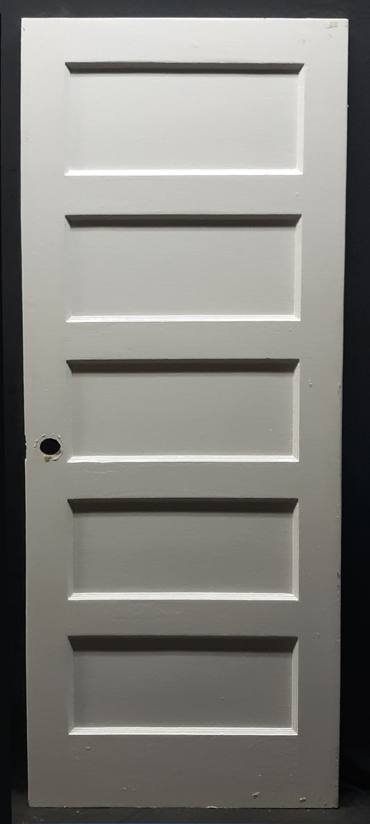 5 available 30"x77" Antique Vintage Old Reclaimed Salvaged Interior Wood Wooden Doors 5 Panels