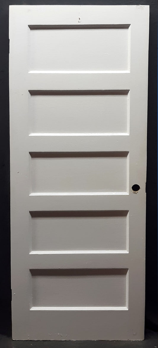5 available 30"x77" Antique Vintage Old Reclaimed Salvaged Interior Wood Wooden Doors 5 Panels