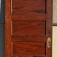 32"x79" Antique Vintage Salvaged Reclaimed Interior Oak Veneer Wood Wooden Door 5 Panels