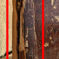 32"x79" Antique Vintage Salvaged Reclaimed Interior Oak Veneer Wood Wooden Door 5 Panels