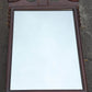30"x41" Antique Vintage Old Solid Mahogany Wood Wooden Hanging Wall Hanging Mirror Glass Ornate Decorative Chippendale Hepplewhite Style