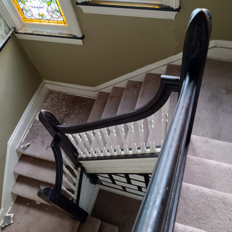Antique Stair Parts from Reclaimed Wood