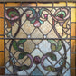 Pair of 28"x82" Antique Vintage Old Salvaged Reclaimed 1889 Victorian Stained Textured Slag Glass Windows Doors Side Lites Gems Jewels