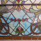 Pair of 28"x82" Antique Vintage Old Salvaged Reclaimed 1889 Victorian Stained Textured Slag Glass Windows Doors Side Lites Gems Jewels