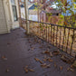 Lot 7 (55ft) Antique Vintage Old Salvaged Reclaimed Steel Wrought Iron Metal Handrail Porch Balcony Interior Exterior Garden Railing