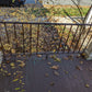Lot 7 (55ft) Antique Vintage Old Salvaged Reclaimed Steel Wrought Iron Metal Handrail Porch Balcony Interior Exterior Garden Railing