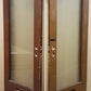 2 available 34"x83"x1.75" Antique Vintage Old Salvaged Reclaimed Wood Wooden Exterior Entry Door Full-Length Window Glass Lite Pane