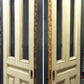 75"x96"x3" Pair Antique Vintage Old Reclaimed Salvaged Victorian SOLID Wood Wooden Interior Exterior Pocket Sliding Double Doors 4 Windows 3 Panels