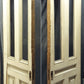 75"x96"x3" Pair Antique Vintage Old Reclaimed Salvaged Victorian SOLID Wood Wooden Interior Exterior Pocket Sliding Double Doors 4 Windows 3 Panels