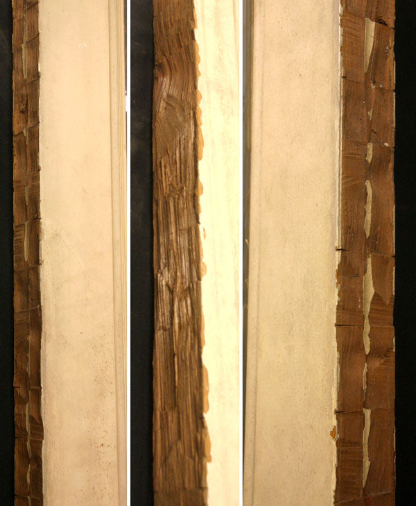 75"x96"x3" Pair Antique Vintage Old Reclaimed Salvaged Victorian SOLID Wood Wooden Interior Exterior Pocket Sliding Double Doors 4 Windows 3 Panels