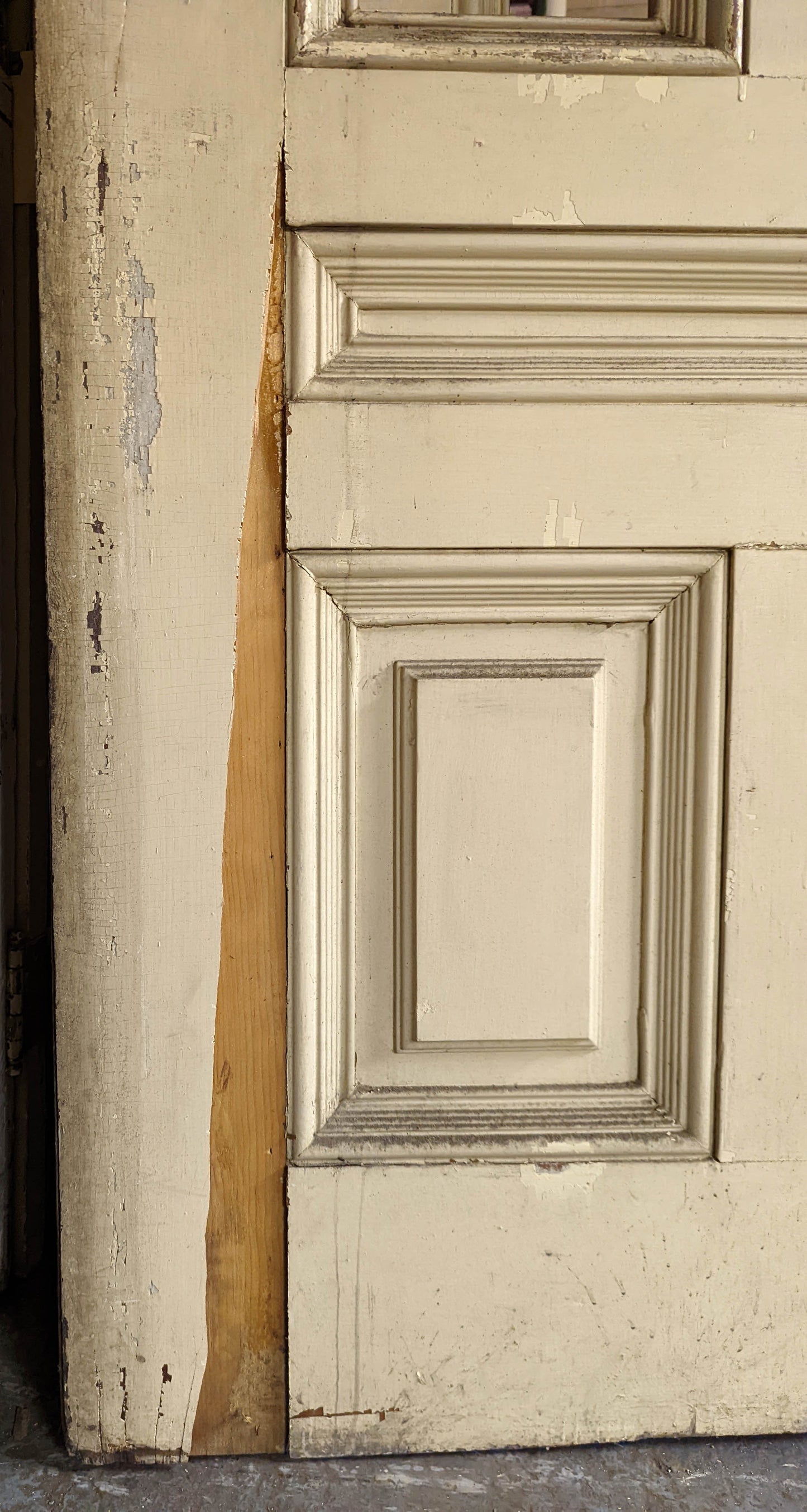 75"x96"x3" Pair Antique Vintage Old Reclaimed Salvaged Victorian SOLID Wood Wooden Interior Exterior Pocket Sliding Double Doors 4 Windows 3 Panels