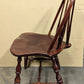 Vintage Antique Old "Nichols & Stone" SOLID Maple Wood Wooden Side Dining Desk Windsor Chair Arched Spindle Back