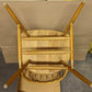 Wide Vintage Antique Old Rustic Solid Maple Wood Wooden Spindle Back Dining Side Accent Arm Chair Armchair Saddle Seat Made in Yugoslavia