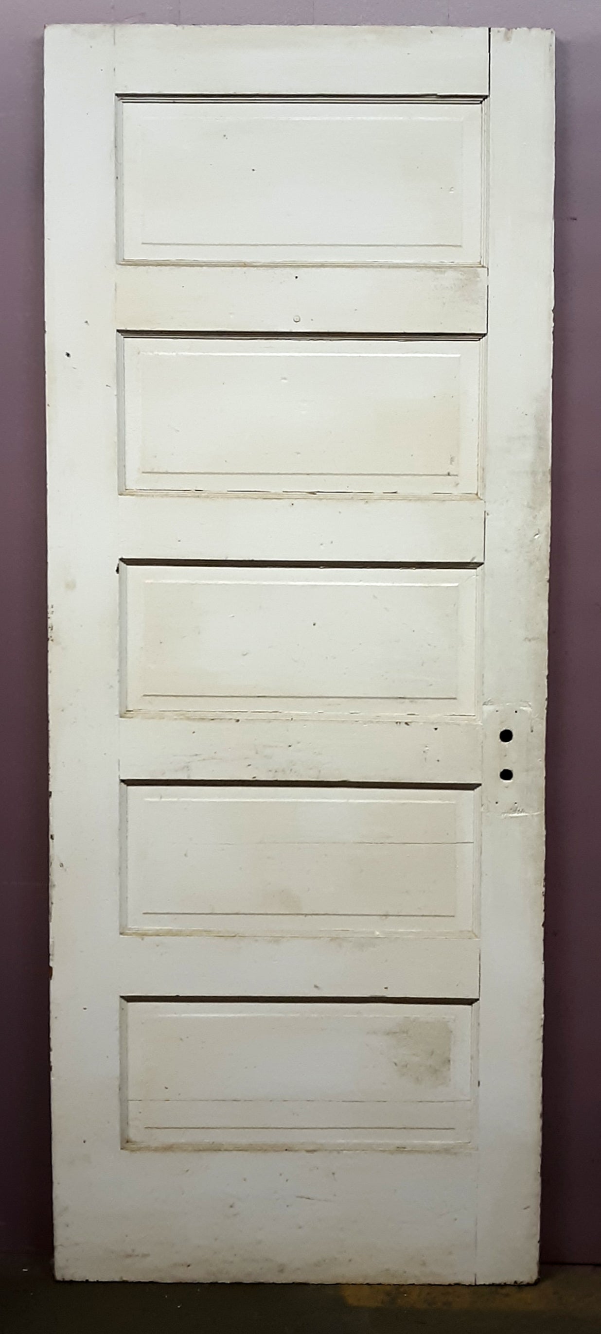 6 available 30"x78" Antique Vintage Old Reclaimed Salvaged Interior Wood Wooden Doors 5 Panels