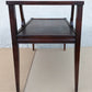 Pair of Antique Vintage Old Mid Century SOLID Mahogany Wood Wooden End Side Occasional Accent Lamp Tables Night Stand Nightstands