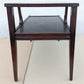 Pair of Antique Vintage Old Mid Century SOLID Mahogany Wood Wooden End Side Occasional Accent Lamp Tables Night Stand Nightstands
