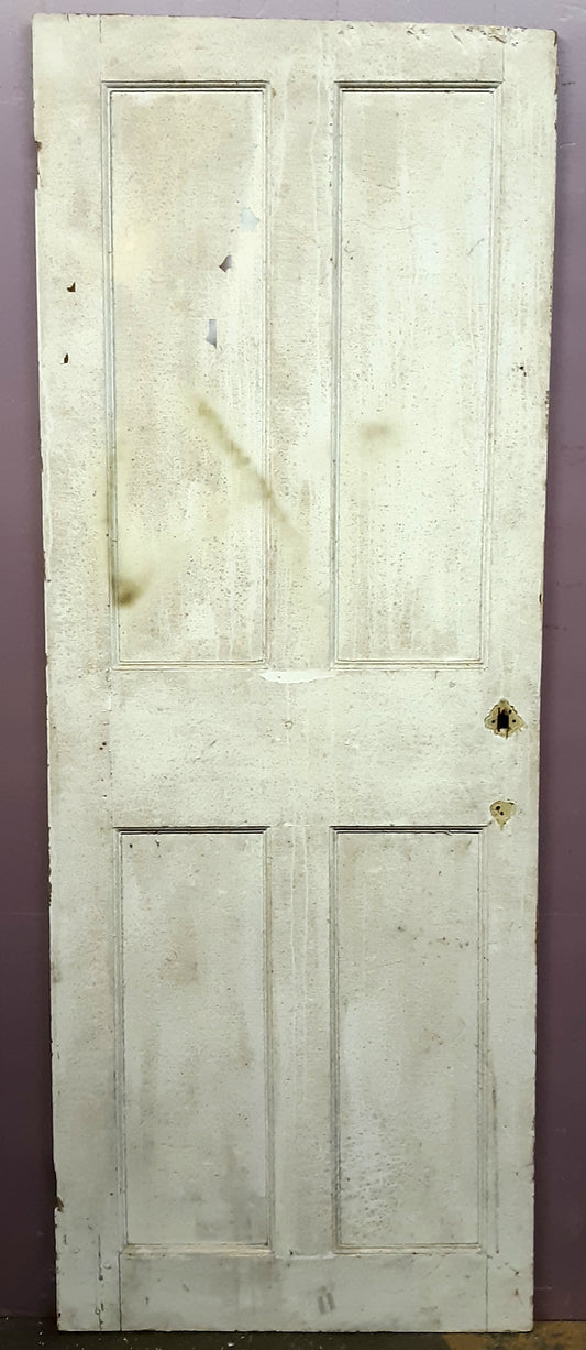 2 available 27"x74" Antique Vintage Old Reclaimed Salvaged Interior Pantry SOLID Wood Wooden Doors 5 Panels