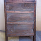 Small Antique Vintage Old Solid Wood Wooden Dresser Highboy High Boy Chest 4 Drawers Quartersawn Oak Faux Grain