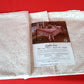 Vintage Quaker Lace Natural Color Cotton Blend Oblong Long Tablecloth Christmas Motifs Elegant Carefree Soil Release 64” W x 102”L- USA- NOS