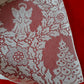 Vintage Quaker Lace Natural Color Cotton Blend Oblong Long Tablecloth Christmas Motifs Elegant Carefree Soil Release 64” W x 102”L- USA- NOS