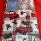 Vintage Cottage Classic Linens Christmas Tablecloth Holiday Home Decor Cotton Oblong Rectangle 60”x 84”- NOS-Made in India