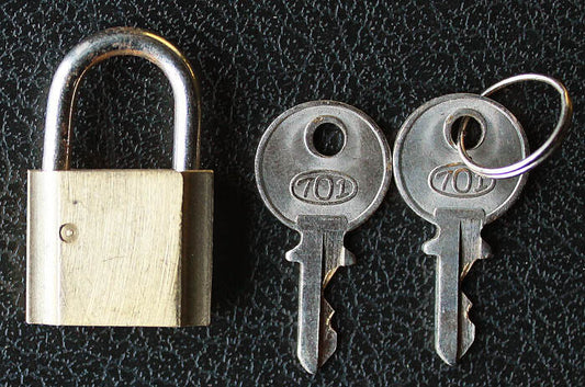 Lot of 11 Vintage NOS Old Reclaimed Salvaged Mini Solid Brass Travel Suitcase Pad Lock Padlock w/2 Keys