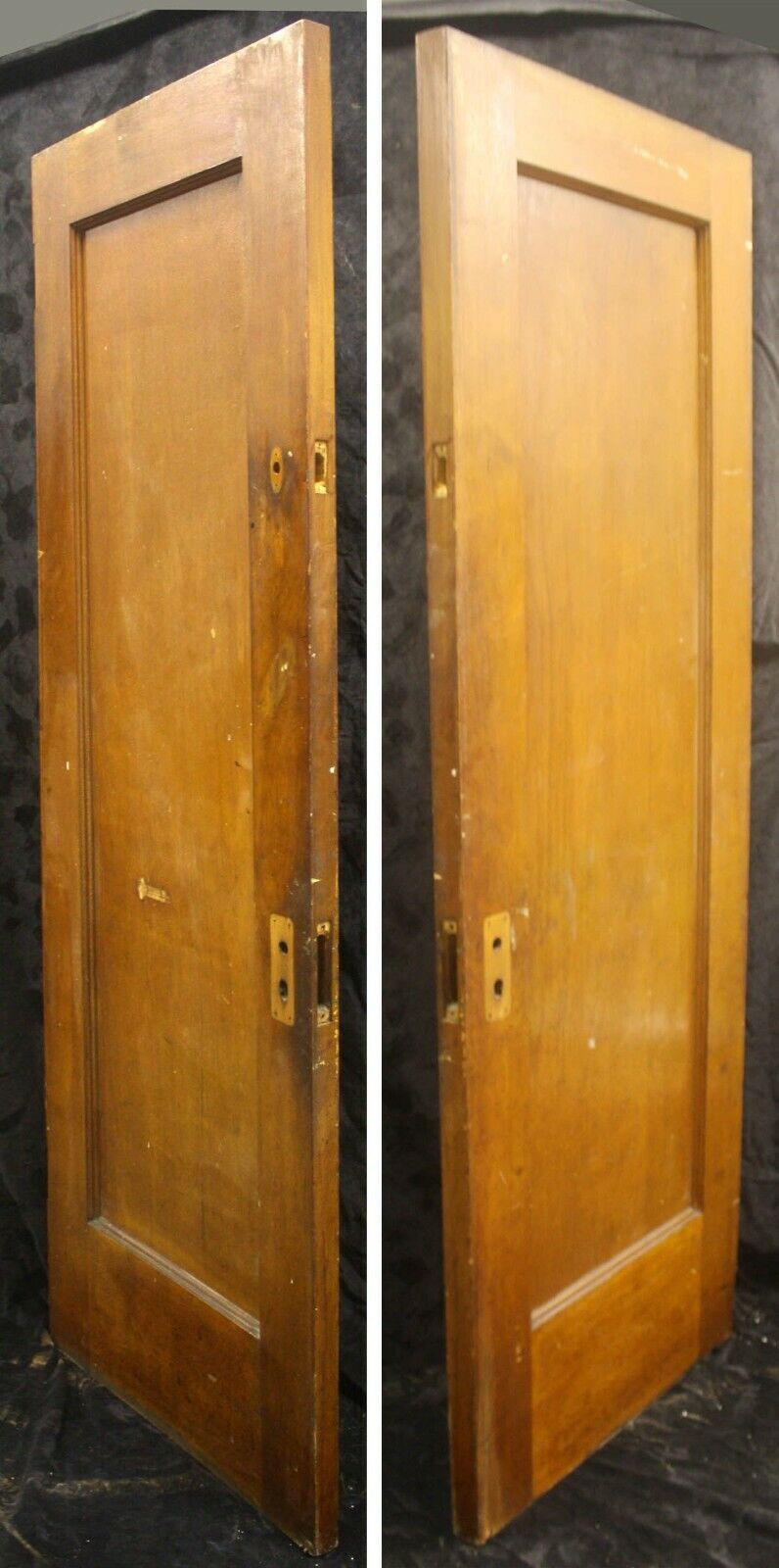 4 available 28"x80"x1.75" Antique Vintage Old Reclaimed Salvaged Wood Wooden Interior Doors Flat Panel