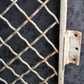 32"x79" Vintage Old Reclaimed Salvaged Steel Metal Fence Gate Door Panel Grille Industrial Factory