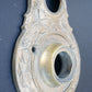 2.5"x3.5" Antique Vintage Old Reclaimed Salvaged Cast Bronze Door Knob Doorknob Bell Ringer Plate