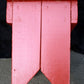 Vintage Old Hand Painted SOLID Wood Wooden Bench Foot Stool Plant Stand Ottoman