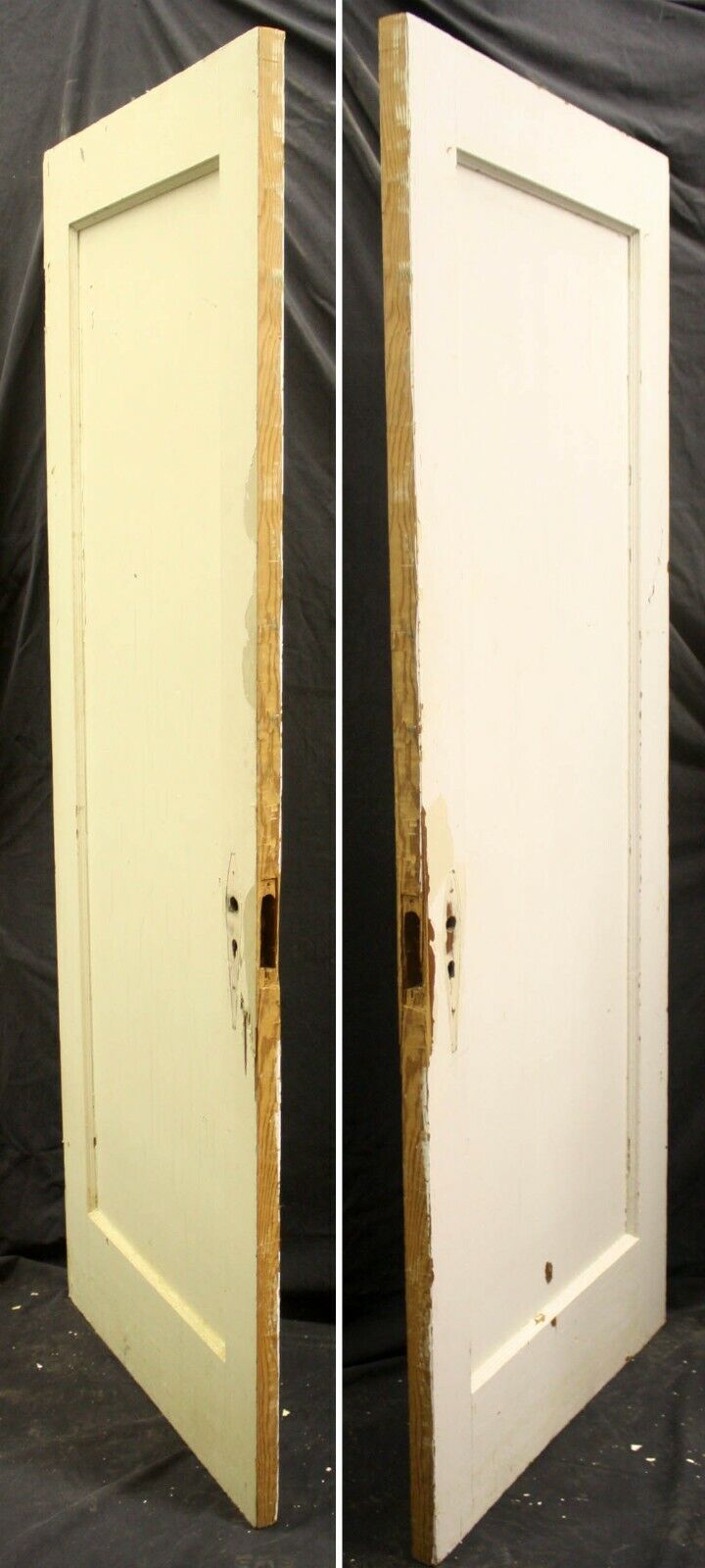 27"x75" Antique Vintage Old Reclaimed Salvaged SOLID Wooden Interior Pantry Closet Door Single Panel
