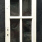 30"x92"x1.75" Pair Antique Vintage Old Reclaimed Salvaged French Double Wood Interior Doors Glass