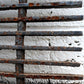 35"x48" Antique Vintage Old Reclaimed Salvaged Cast Iron Metal Gate Fence Panel Grille Industrial Factory