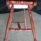 Antique Vintage Old Reclaimed Salvaged Victorian SOLID Wood Wooden Bench Foot Stool Ottoman Stand