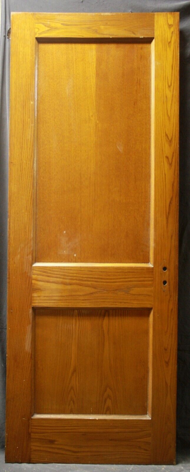 29.5"x80" Antique Vintage Old Salvaged Reclaimed Interior SOLID Chestnut Wood Wooden Door 2 Two Panels