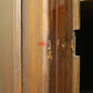 Antique Vintage Old Reclaimed Salvaged Wood Wooden Bowed Glass Curio China Cabinet Server Breakfront
