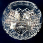 Kosta Boda Art Deco Lead Crystal Heavy Vase Contemporary Art Glass Globe Faceted Panels Cut Crystal Sphere Shape Elegant Glassware