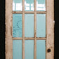 30"x95"x1.75" Antique Vintage Old Reclaimed Salvaged French Wood Wooden Door Window Beveled Glass Lites