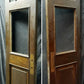 66"x94"x1.75" Pair Antique Vintage Old Reclaimed Salvaged Wooden Double Entry Exterior Doors Window