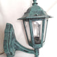 Wall Mount Fixture Lantern Cast Aluminum Clear Beveled Panels One Light 14”H