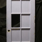 30"x94"x2 Antique Vintage Old Reclaimed Salvaged Wooden Wood Exterior Entry French Door 10 Window Glass