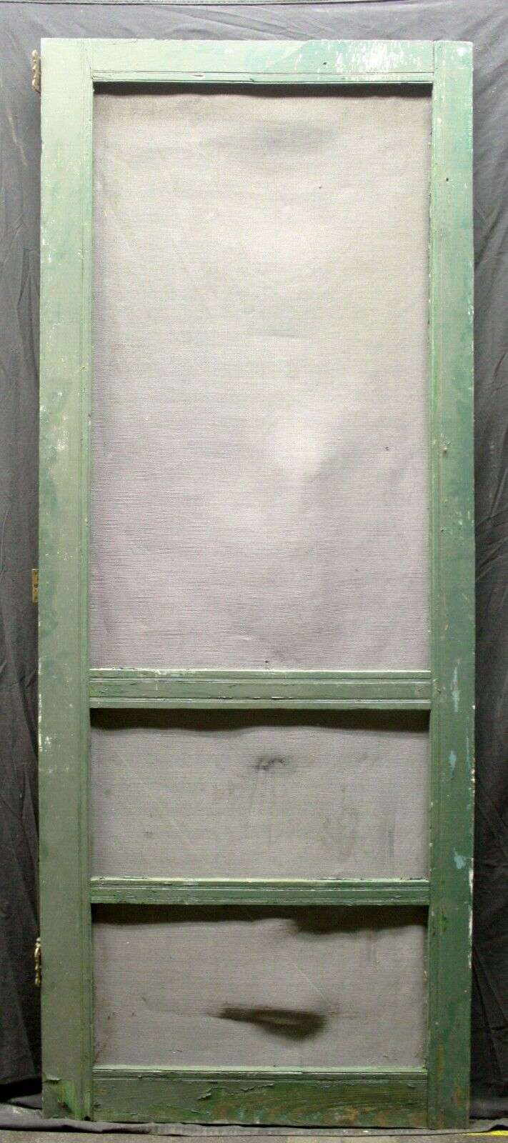 32"x79"x1" Antique Vintage Old Reclaimed Salvaged Victorian Wood Wooden Storm Screen Exterior Door