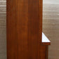 Vintage Antique Old Reclaimed Salvaged China Curio Cabinet Server Buffet Breakfront Wood 2 Glass Doors