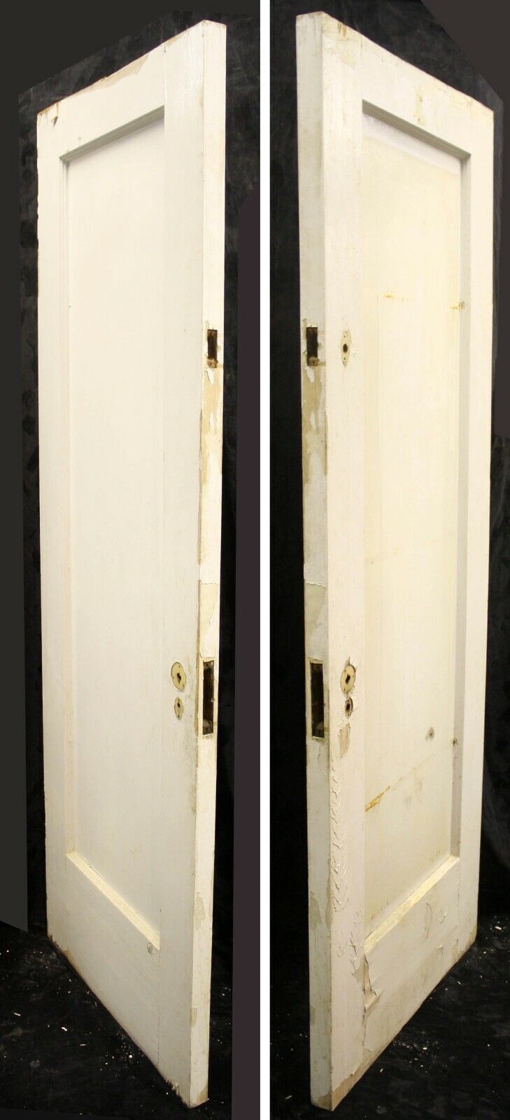 4 available 28"x80"x1.75" Antique Vintage Old Reclaimed Salvaged Wood Wooden Interior Doors Flat Panel